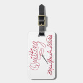 Steppendes Sprichwort Gepäckanhänger (Vorderseite vertikal)