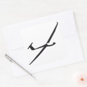 Steppengleiter Quadratischer Aufkleber (Umschlag)