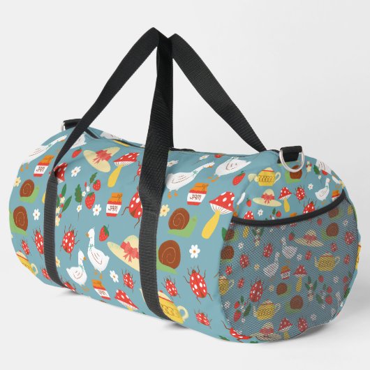 Steppenpilze Duffle Bag (Rechte Ecke)