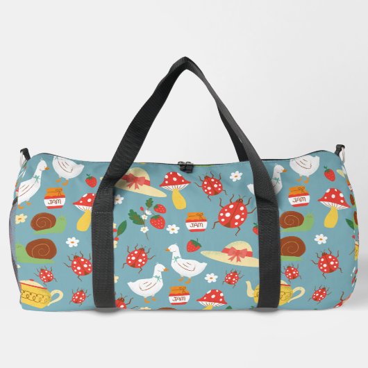 Steppenpilze Duffle Bag (Rückseite)