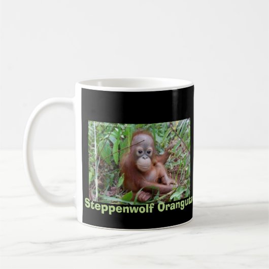 Steppenwolf Orang-Utan Waise Kaffeetasse (Links)