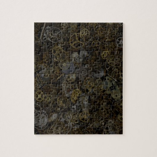 Steppgetriebe, Zahnräder, Uhrenteile, Muster bedru Puzzle (Vertikal)