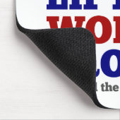 Stepphubschrauber fallen. Gymnastik Mousepad (Ecke)