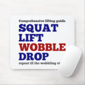 Stepphubschrauber fallen. Gymnastik Mousepad (Mit Mouse)