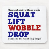 Stepphubschrauber fallen. Gymnastik Mousepad (Vorne)