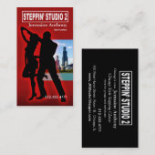 Steppin Chicago Art-städtischer Tanz-Lehrer Visitenkarte (Vorne/Hinten)