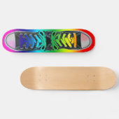 Steppin in einem Regenbogen 2 Skateboard (Horizontal)