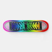 Steppin in einem Regenbogen 2 Skateboard (Horizontal)