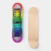 Steppin in einem Regenbogen 2 Skateboard (Vorderseite)