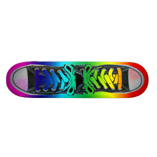 Steppin in einem Regenbogen 2 Skateboard