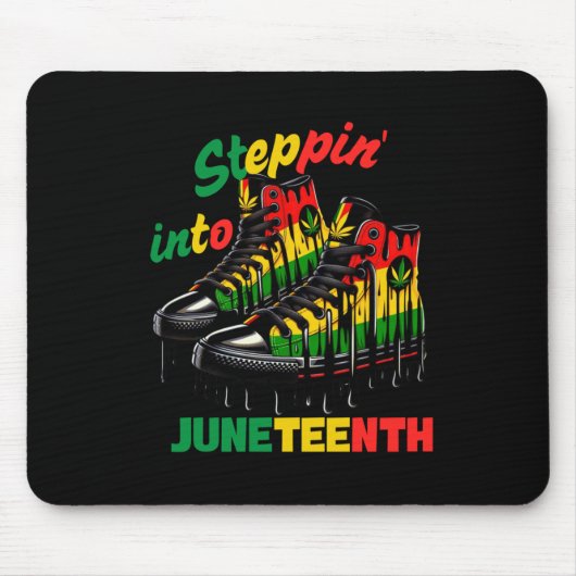 Steppin' Into Juneteenth Mousepad (Vorne)