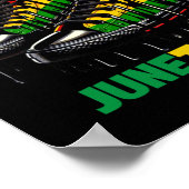 Steppin' Into Juneteenth Poster (Ecke)