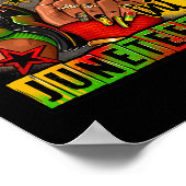 Steppin' Into Juneteenth Vorfahren Melanin Schuhe Poster (Ecke)