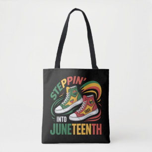 Steppin' Into Junetenth 1865 Freedom Women Tasche