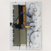 Steppin' It - Stunt Scooter Rider Jigsaw Puzzle (Vertikal)