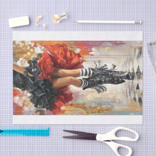 Stepping Into My Purpose10 Seidenpapier (Handwerk)