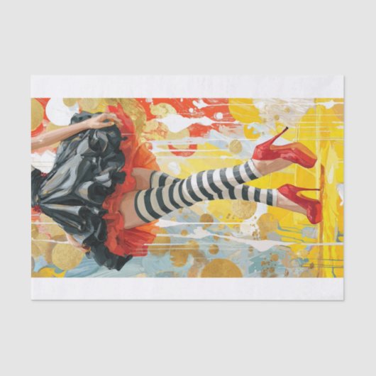 Stepping Into My Purpose1  Seidenpapier (Vorderseite)