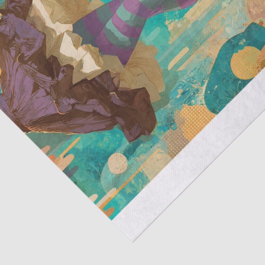 Stepping Into My Purpose2 Seidenpapier (Ausschnitt)