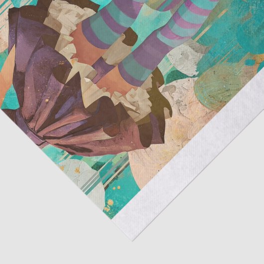 Stepping Into My Purpose3 Seidenpapier (Ausschnitt)