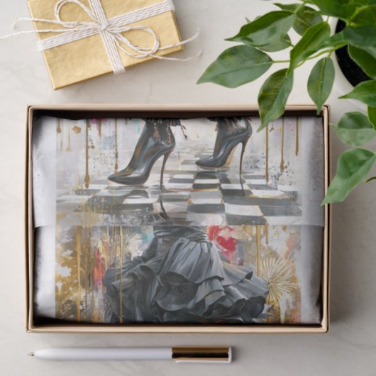 Stepping Into My Purpose7 Seidenpapier (Geschenk)