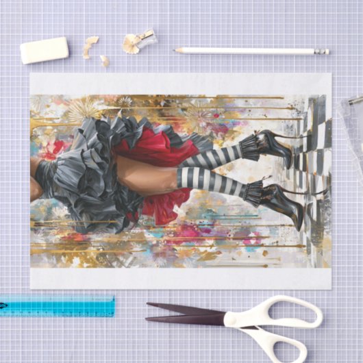 Stepping Into My Purpose7 Seidenpapier (Handwerk)