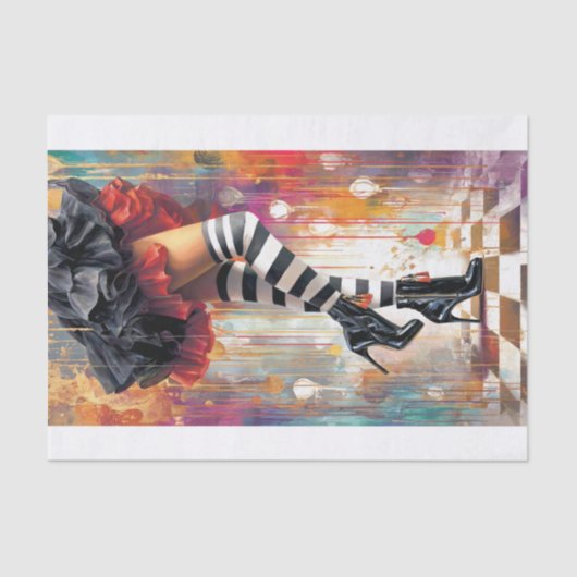 Stepping Into My Purpose8 Seidenpapier (Vorderseite)