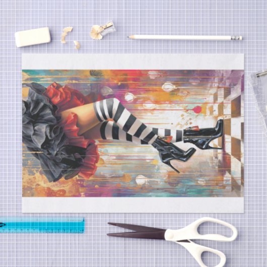 Stepping Into My Purpose8 Seidenpapier (Handwerk)