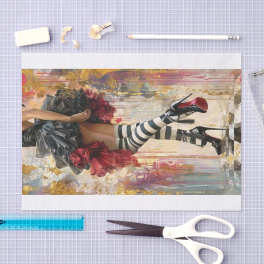 Stepping Into My Purpose9 Seidenpapier (Handwerk)