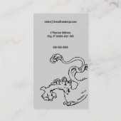 Stepping Lion Card Visitenkarte (Rückseite)