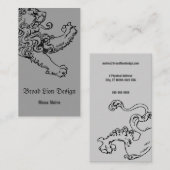 Stepping Lion Card Visitenkarte (Vorne/Hinten)
