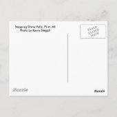 Stepping Stone Falls Post Card 2 Postkarte (Rückseite)