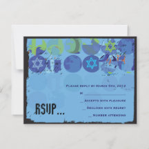 STEPPING STONES Bar Bat Mitzvah Reply Card