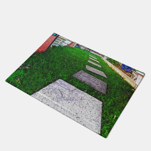 Stepping Stones by Shirley Taylor Fußmatte (Schrägansicht)