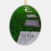 Stepping Stones by Shirley Taylor Keramik Ornament (Rechts)