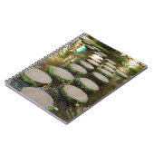 Stepping Stones Foto Notebook Notizblock (Linke Seite)