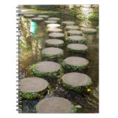 Stepping Stones Foto Notebook Notizblock (Vorderseite)