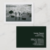 Stepping Stones, Mini-Foto Visitenkarte (Vorne/Hinten)