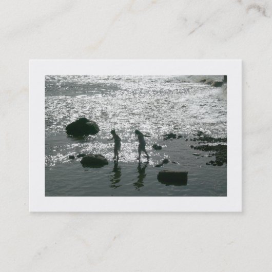 Stepping Stones, Mini-Foto Visitenkarte (Vorderseite)