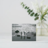 Stepping Stones, Mini-Foto Visitenkarte (Stehend Vorderseite)