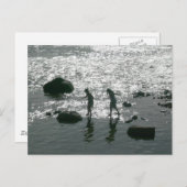 Stepping Stones Postkarte (Vorne/Hinten)