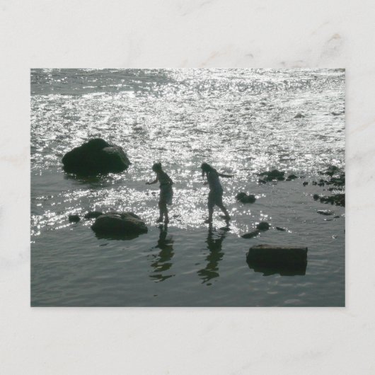 Stepping Stones Postkarte (Vorderseite)