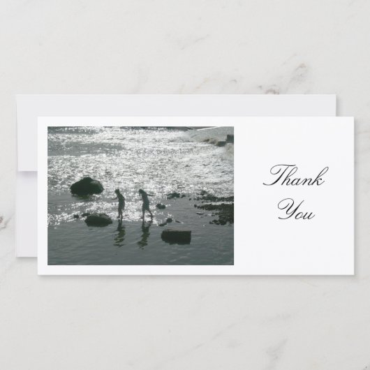 Stepping Stones - Vielen Dank Dankeskarte (Vorderseite)