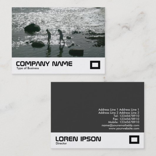 Stepping Stones Visitenkarte (Vorne/Hinten)