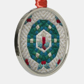 Steppkerze Ornament Aus Metall (Rechts)
