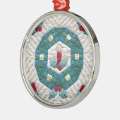 Steppkerze Ornament Aus Metall (Links)