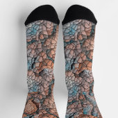 Steppmuster Crew Socke (Oben)