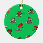 Steppmuster Keramik Ornament (Vorne)