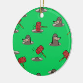 Steppmuster Keramik Ornament (Links)