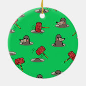 Steppmuster Keramik Ornament (Hinten)