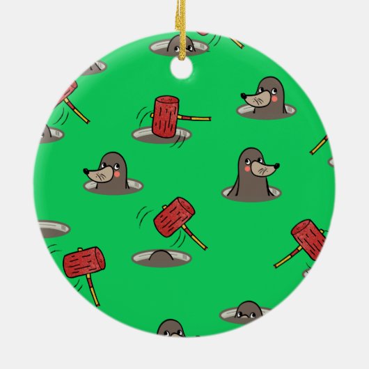 Steppmuster Keramik Ornament (Hinten)